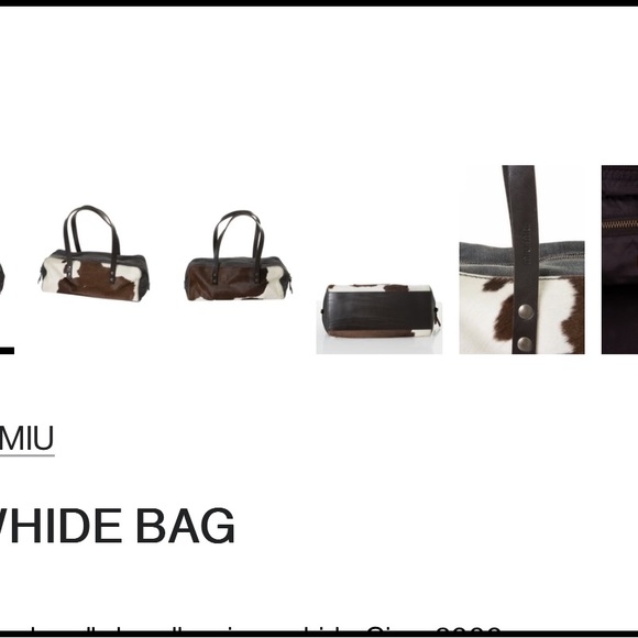 Miu Miu Vintage Cowhide denim bag - Picture 4 of 4